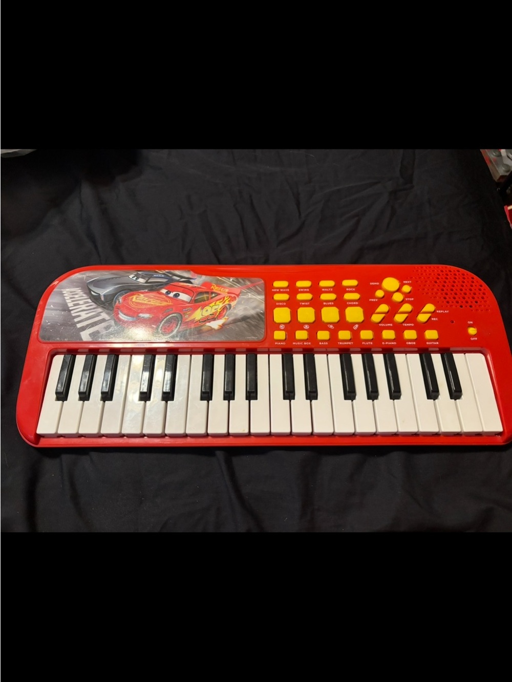 Lightning mcqueen keyboard wverything works!